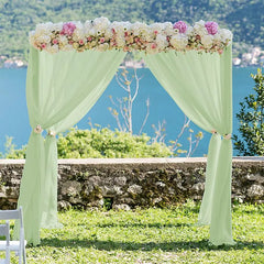 Chiffon Wedding Arch Drape