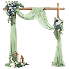 Chiffon Wedding Arch Drape