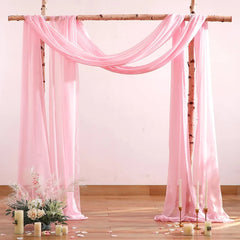 Chiffon Wedding Arch Drape