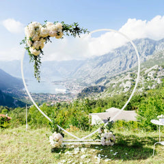 Heart-Shaped Balloon Arch Frame for Wedding Displays