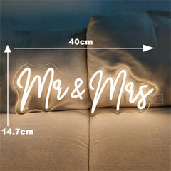 Custom Mr & Mrs Neon LED Sign