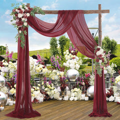 Chiffon Wedding Arch Drape