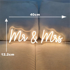 Custom Mr & Mrs Neon LED Sign