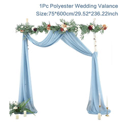 Chiffon Wedding Arch Drape