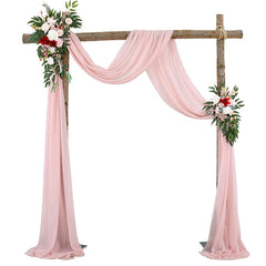 Chiffon Wedding Arch Drape