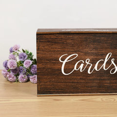 DIY Acrylic Wedding Card Box with Lock