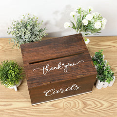 DIY Acrylic Wedding Card Box with Lock