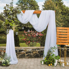 Chiffon Wedding Arch Drape