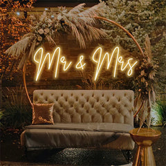 Custom Mr & Mrs Neon LED Sign