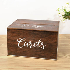 DIY Acrylic Wedding Card Box with Lock