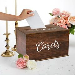 DIY Acrylic Wedding Card Box with Lock