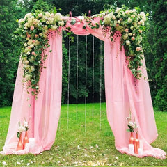 Chiffon Wedding Arch Drape