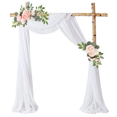 Chiffon Wedding Arch Drape