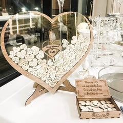 Wedding Heart Guest Book Alternative