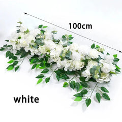 Luxury White Rose Wedding Centerpiece & Backdrop Decor