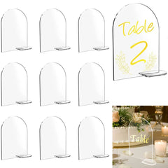 Clear Acrylic Wedding Table Cards