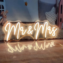 Custom Mr & Mrs Neon LED Sign